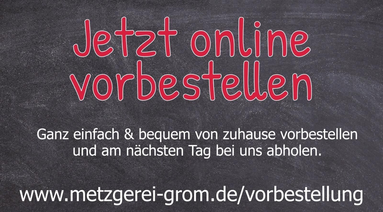 H&m Online Bestellen Im Laden Abholen Online vorbestellen und im Laden abholen | Metzgerei Grom